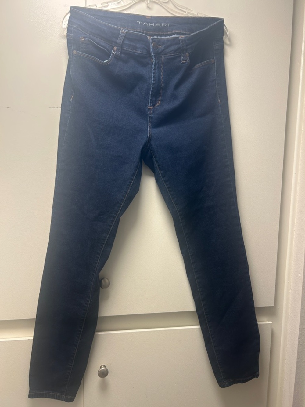 Tahari Women’s Navy Skinny Jeans